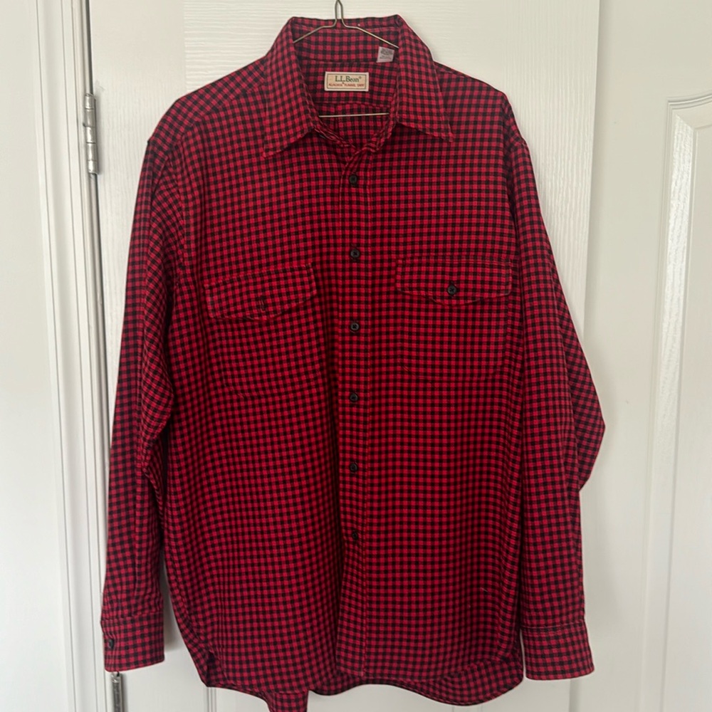 LL Bean Vintage Allagash Flannel Shirt